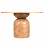 CUPOLA ΤΡΑΠΕΖΙ ΦΥΣΙΚΟ 130x130xH77cm c477399
