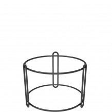 Squillo Μεταλλικό Buffet Riser για Στοιβαζόμενο Φ23x15h Μαύρο Ματ c477410