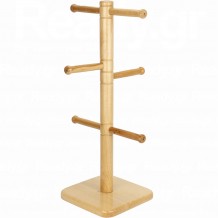Ξύλινο Stand για Κουλούρι Θεσσαλονίκης 26x26x51 5cm βάση 19x19cm c477411 Ξύλινο Stand για Κουλούρι Θεσσαλονίκης 26x26x51 5cm βάση 19x19cm c477411