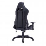Καρέκλα γραφείου gaming Hartley pakoworld pu μαύρο λευκό 67x57x139εκ c477494
