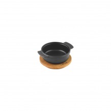 Cast iron σαγάνι σερβιρίσματος μαύρο με ξύλινη βάση φ11cm 18mm σμάλτο 1 στρώσεως 1 ψήσιμο 630gr LAVA c477510 Cast iron σαγάνι σερβιρίσματος μαύρο με ξύλινη βάση φ11cm 18mm σμάλτο 1 στρώσεως 1 ψήσιμο 630gr LAVA c477510