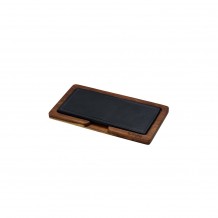 Cast iron ταψί σερβιρίσματος μαύρο με ξύλινη βάση 12x25cm σμάλτο 1 στρώσεως 1 ψήσιμο 1 5kg LAVA c477520 Cast iron ταψί σερβιρίσματος μαύρο με ξύλινη βάση 12x25cm σμάλτο 1 στρώσεως 1 ψήσιμο 1 5kg LAVA c477520