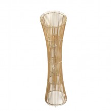 Φωτιστικό δαπέδου δίφωτο Gion Inart E27 φυσικό μπαμπού Φ29 5x118εκ c477641