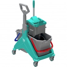 Καρότσι NICKITA WIZ σφουγγαρίσματος με τη νέα Πρέσα WIZ amp 2 κουβάδες 15lt TTS Cleaning c477675