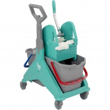 Καρότσι NICKITA TEC σφουγγαρίσματος με Πρέσα amp 2 κουβάδες 25lt TTS Cleaning c477676