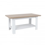 VILLAGE COFFEE TABLE ΛΕΥΚΟ ΦΥΣΙΚΟ 110x60xH53cm c477812