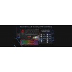 Gaming πληκτρολόγιο Redragon K628 RGB Pollux Black c477950