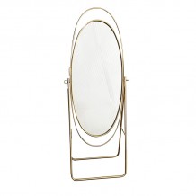 Καθρέπτης Erikson Inart χρυσό μέταλλο 66x39x171εκ c478118