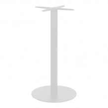 Βάση τραπεζιού Closet pakoworld μεταλλική λευκή Φ40x108εκ c478187