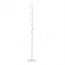 Καλόγερος Kroker pakoworld λευκό μέταλλο 30x30x173εκ c478201