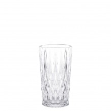 Γυάλινο Ποτήρι Ψηλό 30cl φ7x13cm σκαλιστό Σειρά Grace LUKANDA Σετ 24 c478222
