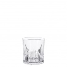 Γυάλινο Ποτήρι Χαμηλό 33cl φ8x9 3cm σκαλιστό Σειρά Majesty LUKANDA Σετ 24 c478224