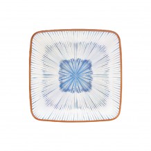 Πιάτο Τετράγωνο Μελαμίνης 26 6x26 6cm με σχέδιο Morleos Σετ 6 c478328