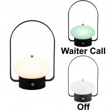 Επιτραπέζιο φωτιστικό LED με ειδοποίηση σερβιτόρου επαναφορτιζόμενο BARCELONA μαύρο SECURIT c478541 Επιτραπέζιο φωτιστικό LED με ειδοποίηση σερβιτόρου επαναφορτιζόμενο BARCELONA μαύρο SECURIT c478541