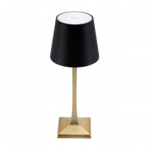 Επιτραπέζιο φωτιστικό LED ύψος 28cm επαναφορτιζόμενο ROME μαύρο χρυσό SECURIT c478543 Επιτραπέζιο φωτιστικό LED ύψος 28cm επαναφορτιζόμενο ROME μαύρο χρυσό SECURIT c478543