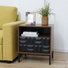 ZUMA ΚΟΜΟΔΙΝΟ ΚΑΡΥΔΙ ΜΑΥΡΟ 51 5x40xH58 5cm c478570 ZUMA ΚΟΜΟΔΙΝΟ ΚΑΡΥΔΙ ΜΑΥΡΟ 51 5x40xH58 5cm c478570