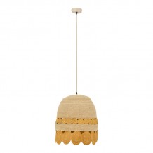 Φωτιστικό οροφής Amide Inart E27 φυσικό Φ50x125εκ c478674