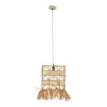 Φωτιστικό οροφής Crossio Inart E27 φυσικό Φ30x110εκ c478682