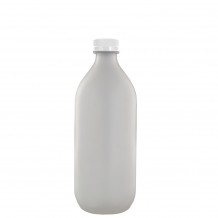 Φιάλη γυάλινη QUADRA 1000ml σατινέ πάγου φ9 3x24 9cm με άσπρο καπάκι Σετ 28 c478963 Φιάλη γυάλινη QUADRA 1000ml σατινέ πάγου φ9 3x24 9cm με άσπρο καπάκι Σετ 28 c478963