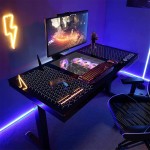 Gaming Γραφείο Eureka Ergonomic ERK GD I55 B 140x70x76 5cm c478965 