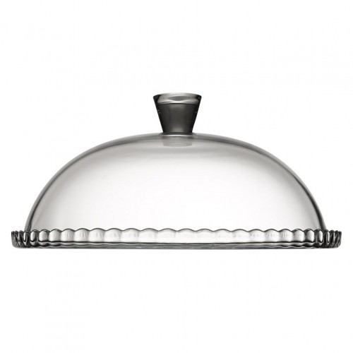 Τουρτιέρα με καπάκι Διάφανής φ32xY15 5cm Pasabahce Σετ 2 c479069