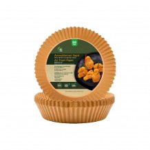 Πακέτο 50 αντικολλητικά χαρτιά για Air Fryer στρογγυλά φ20xΥ4 5cm μίας χρήσης Σετ 2 c479072