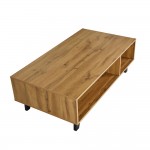 ARABICA COFFEE TABLE SONOMA ΜΑΥΡΟ ΜΑΥΡΟ 110x60xH35cm c479163