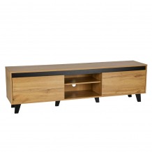 ARABICA TV STAND SONOMA ΜΑΥΡΟ 170x38xH49cm c479165