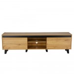 ARABICA TV STAND SONOMA ΜΑΥΡΟ 170x38xH49cm c479165