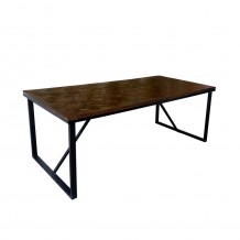 MAIANDROS ΤΡΑΠΕΖΙ ΚΑΦΕ ΣΚΟΥΡΟ 200x100xH76cm c479174 MAIANDROS ΤΡΑΠΕΖΙ ΚΑΦΕ ΣΚΟΥΡΟ 200x100xH76cm c479174