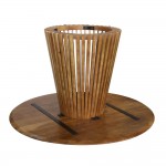 TORRE ΤΡΑΠΕΖΙ ΦΥΣΙΚΟ 130x130xH76cm c479176