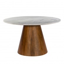 CESARE ΤΡΑΠΕΖΙ ΛΕΥΚΟ 130x130xH77cm c479180 CESARE ΤΡΑΠΕΖΙ ΛΕΥΚΟ 130x130xH77cm c479180