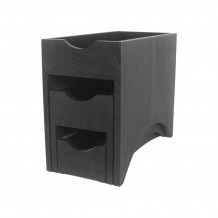 Ξύλινο Σταντ Μπουφέ 3 επιπέδων 39 5x19 7x32cm Black Lacquer SELECT CONCEPT c479323 Ξύλινο Σταντ Μπουφέ 3 επιπέδων 39 5x19 7x32cm Black Lacquer SELECT CONCEPT c479323
