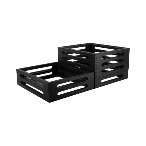 Display Set riser GN1 2 60x36xΥ19 7cm Black Lacquer SELECT CONCEPT c479326