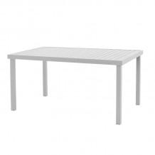Τραπέζι Kliton pakoworld αλουμινίου λευκό 150x80x74εκ c479337 Τραπέζι Kliton pakoworld αλουμινίου λευκό 150x80x74εκ c479337