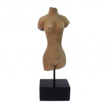 Επιτραπέζιο διακοσμητικό Physio Inart φυσικό μάνγκο ξύλο-μέταλλο 14 5x9x38 5εκ c479537