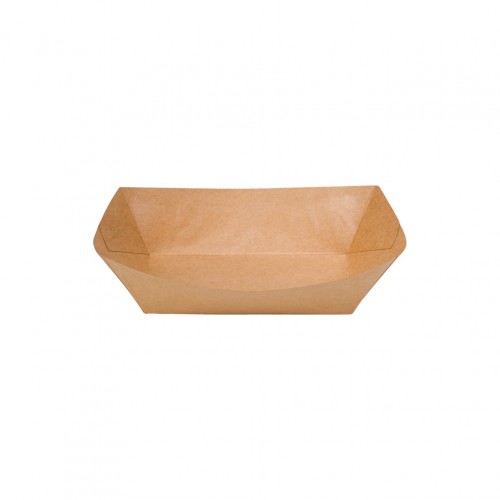 Χάρτινο σκαφάκι Kraft DURA 13oz 10 5x7xΥ4 2cm μιας χρήσης Tessera Σετ 300 c479693