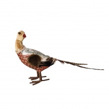 XMAS PHEASANT BROCADE A DECO FOAM ΥΦΑΣΜΑ ΠΟΛΥΧΡΩΜΟ 31x11xH26cm c479794 XMAS PHEASANT BROCADE A DECO FOAM ΥΦΑΣΜΑ ΠΟΛΥΧΡΩΜΟ 31x11xH26cm c479794