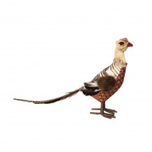 XMAS PHEASANT BROCADE B DECO FOAM ΥΦΑΣΜΑ ΠΟΛΥΧΡΩΜΟ 31x11xH26cm c479795 XMAS PHEASANT BROCADE B DECO FOAM ΥΦΑΣΜΑ ΠΟΛΥΧΡΩΜΟ 31x11xH26cm c479795