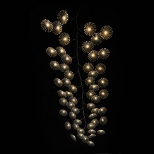 XMAS GLOW FLOWER LED ΓΙΡΛΑΝΤΑ ΘΕΡΜΟ ΦΩΣ COPPER PVC 180cm c479888 XMAS GLOW FLOWER LED ΓΙΡΛΑΝΤΑ ΘΕΡΜΟ ΦΩΣ COPPER PVC 180cm c479888