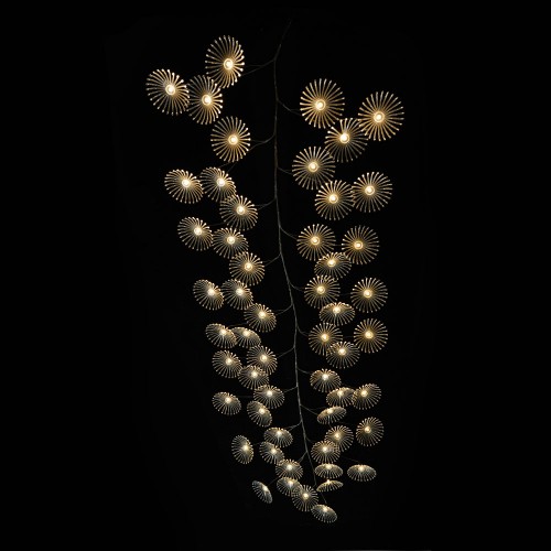XMAS GLOW FLOWER LED ΓΙΡΛΑΝΤΑ ΘΕΡΜΟ ΦΩΣ COPPER PVC 180cm c479888