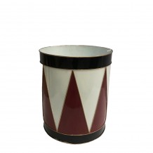 XMAS RED DRUM S DECO ΜΕΤΑΛΛΟ ΛΕΥΚΟ ΜΑΥΡΟ ΚΟΚΚΙΝΟ 30x30xH36cm c479912