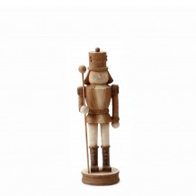 XMAS WOODY NUTCRACKER M DECO POLYRESIN ΚΑΦΕ ΜΠΕΖ 10x9xH33cm c479934