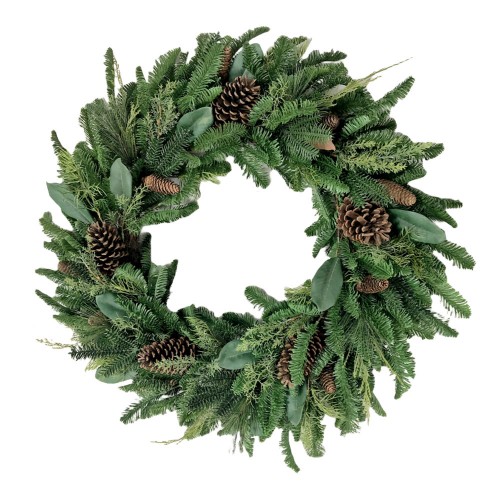 XMAS PINE 100 ΣΤΕΦΑΝΙ ΠΡΑΣΙΝΟ 100x100 c479949