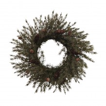 XMAS CEDAR 60 ΣΤΕΦΑΝΙ ΠΡΑΣΙΝΟ 60x60 c479951