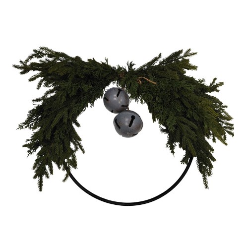 XMAS CIRCLE 60 ΣΤΕΦΑΝΙ ΠΡΑΣΙΝΟ ΚΟΚΚΙΝΟ 60x60 c479959