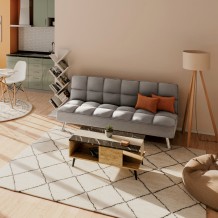 Φοιτητικό πακέτο επίπλων σαλονιού Smooth pakoworld σετ 2τεμ c480286