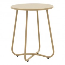 Τραπέζι Bramwell pakoworld μέταλλο μπεζ Φ40x50εκ c480345 Τραπέζι Bramwell pakoworld μέταλλο μπεζ Φ40x50εκ c480345