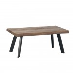 BRICK-URBAN COFFEE TABLE ΚΑΡΥΔΙ ΜΑΥΡΟ 110x60xH45cm c480356