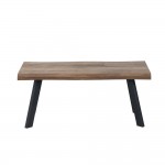 BRICK-URBAN COFFEE TABLE ΚΑΡΥΔΙ ΜΑΥΡΟ 110x60xH45cm c480356